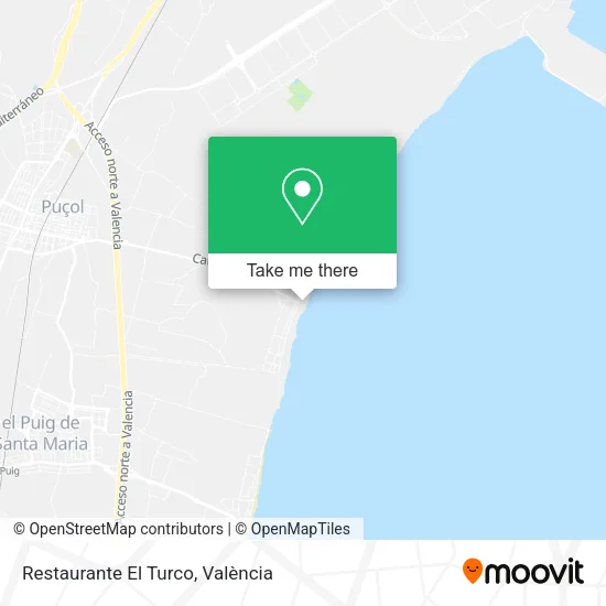 Restaurante El Turco map