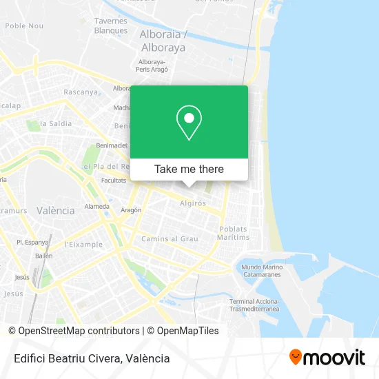 Edifici Beatriu Civera map