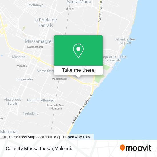Calle Itv Massalfassar map