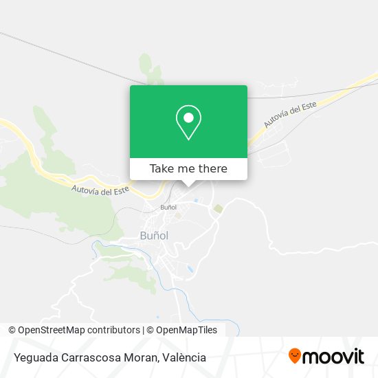 Yeguada Carrascosa Moran map