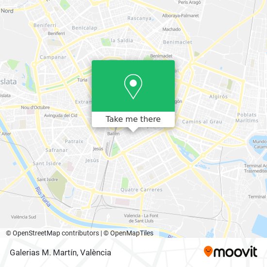 Galerias M. Martín map