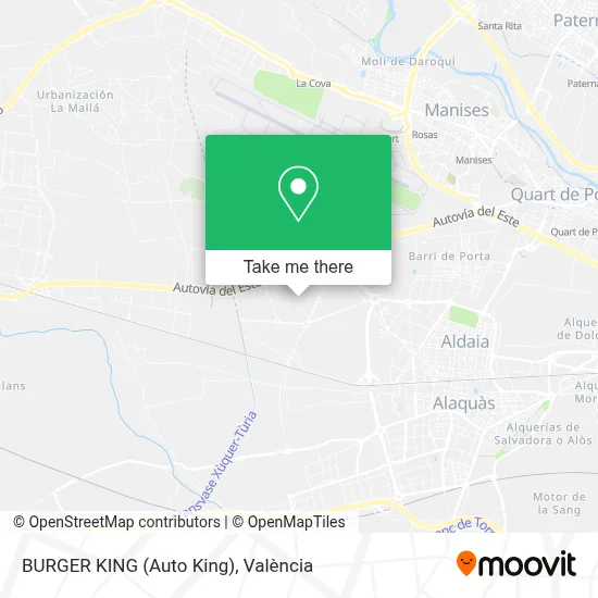 BURGER KING (Auto King) map