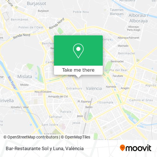 Bar-Restaurante Sol y Luna map