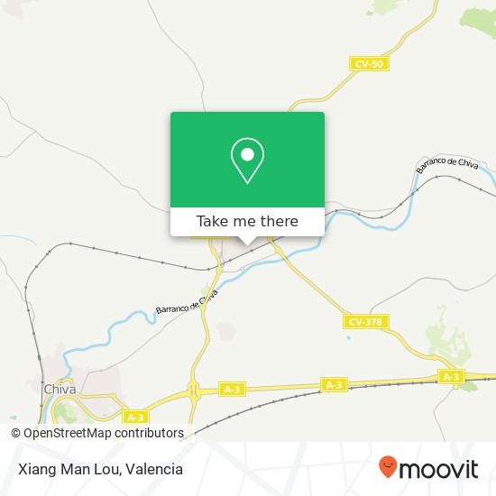 Xiang Man Lou, Avenida Castilla, 21 46380 Cheste map