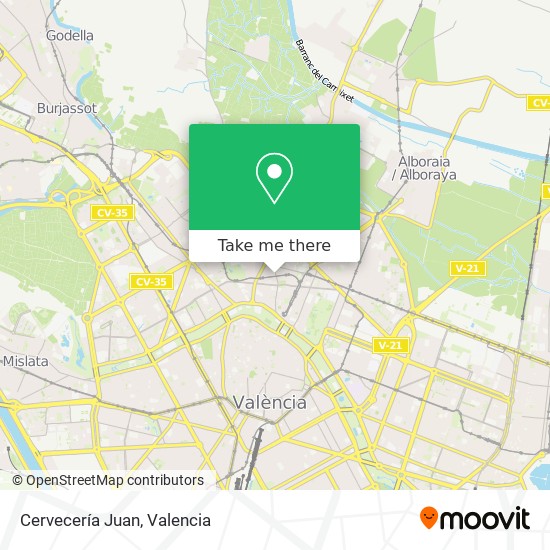 Cervecería Juan map