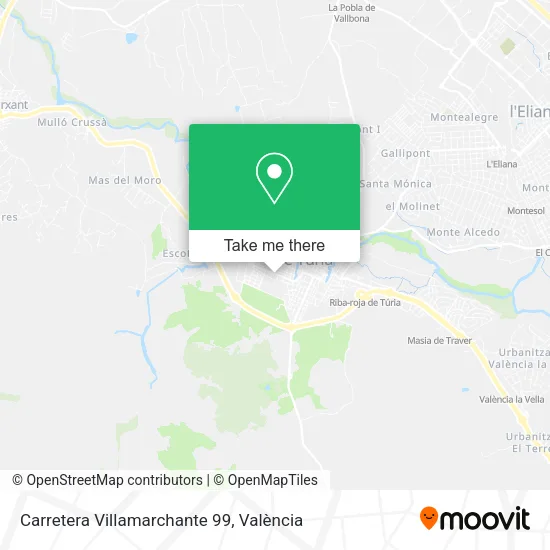 Carretera Villamarchante 99 map