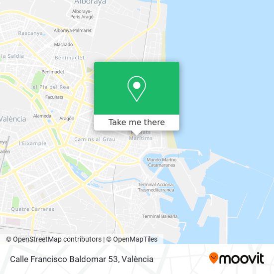 Calle Francisco Baldomar 53 map