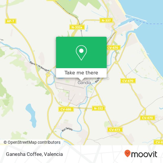 Ganesha Coffee map