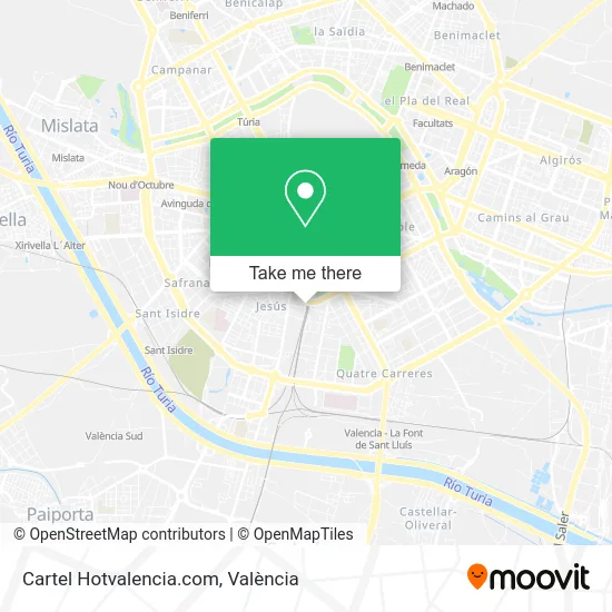 Cartel Hotvalencia.com map