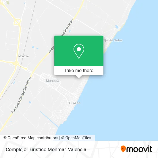 Complejo Turistico Monmar map