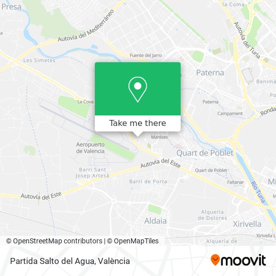 Partida Salto del Agua map