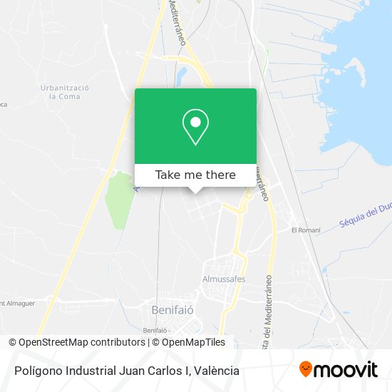 Polígono Industrial Juan Carlos I map