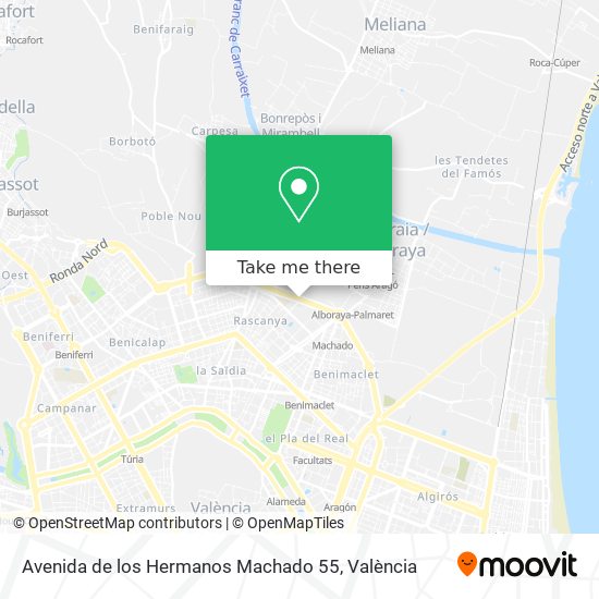 mapa Avenida de los Hermanos Machado 55