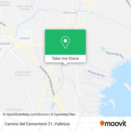 Camino del Cementerio 21 map