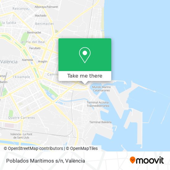 Poblados Marítimos s/n map