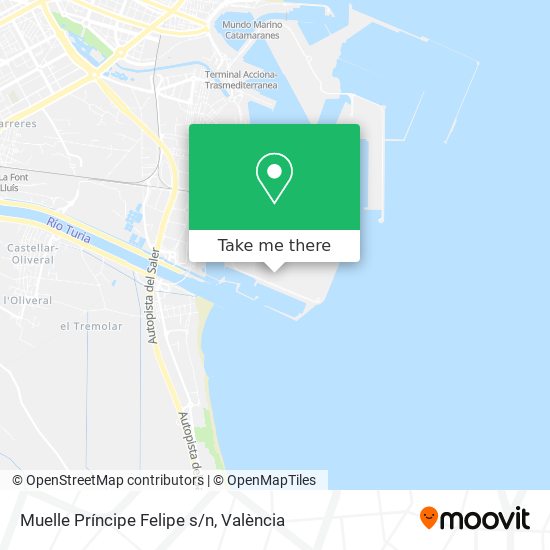 Muelle Príncipe Felipe s/n map