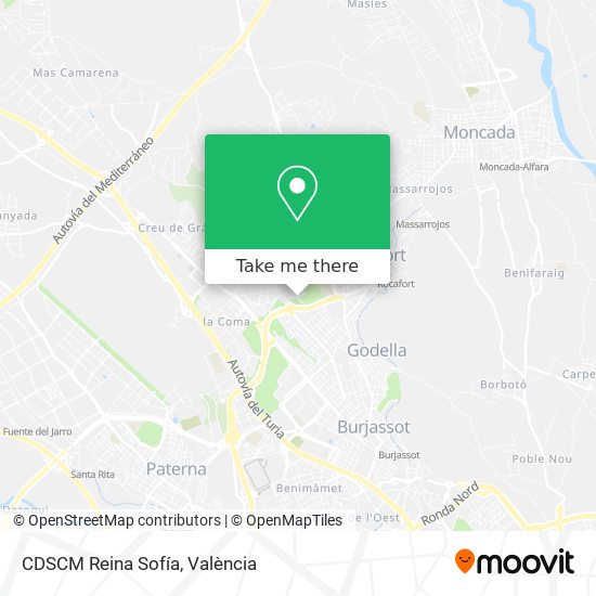 CDSCM Reina Sofía map