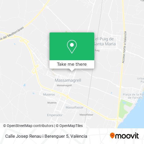 Calle Josep Renau i Berenguer 5 map