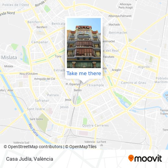 Casa Judía map