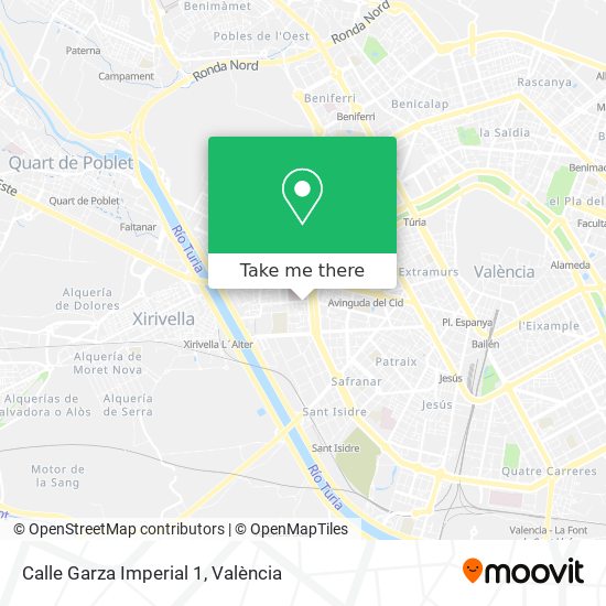 mapa Calle Garza Imperial 1