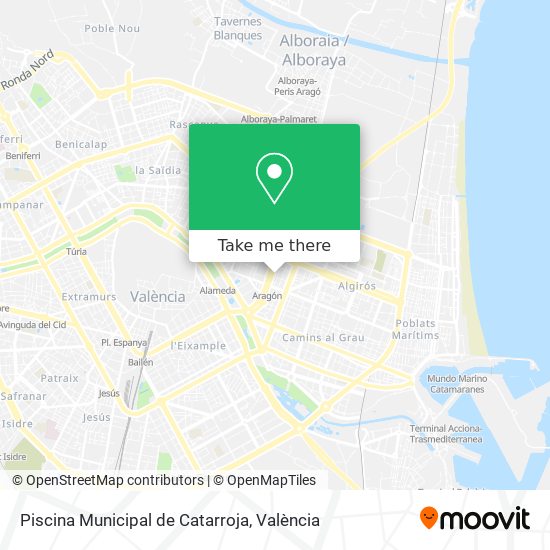 Piscina Municipal de Catarroja map
