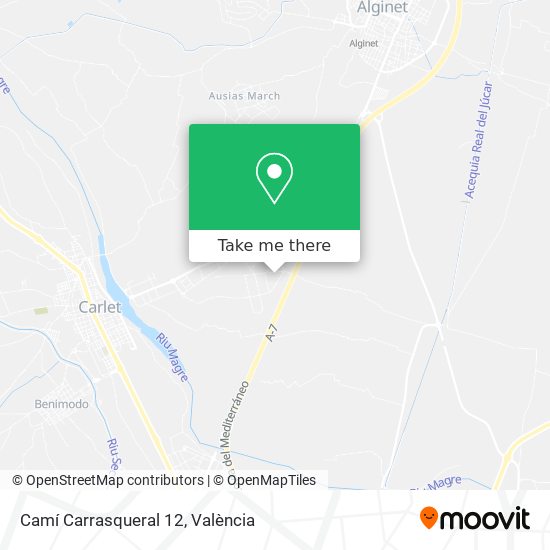 Camí Carrasqueral 12 map