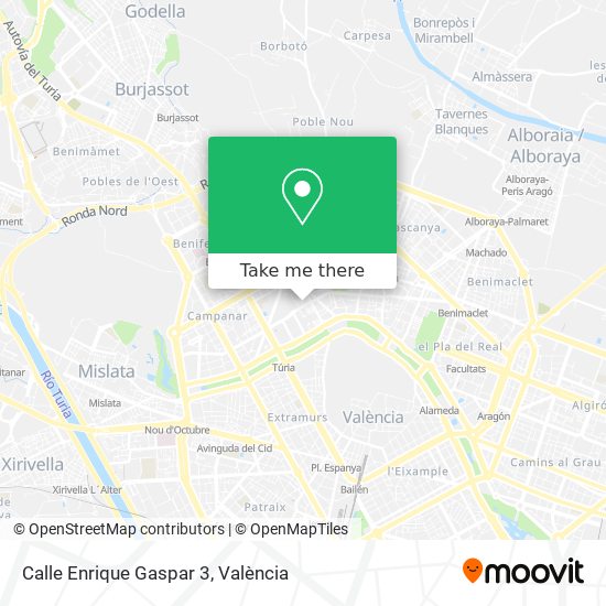 Calle Enrique Gaspar 3 map