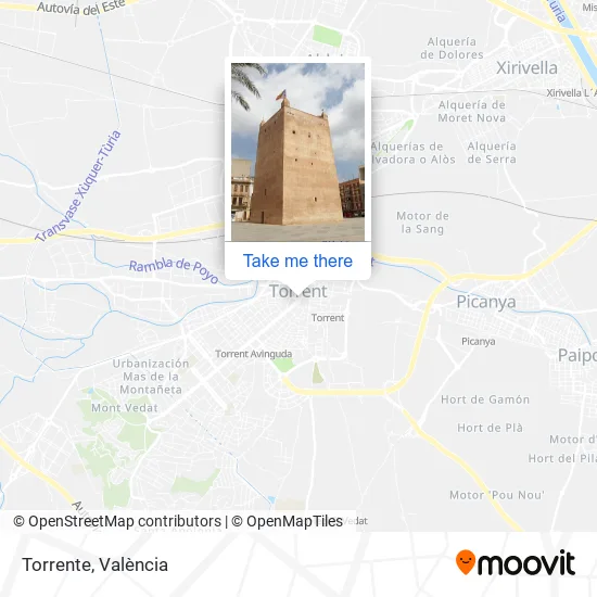 Torrente map