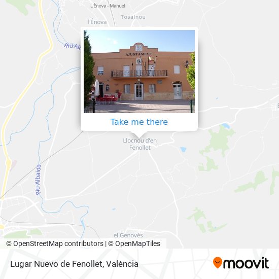 Lugar Nuevo de Fenollet map