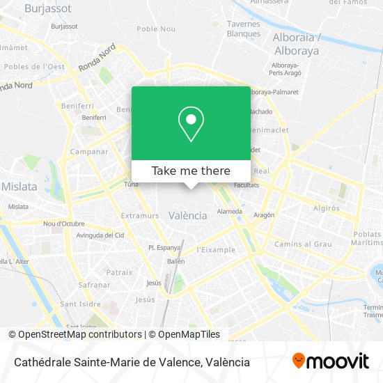 Cathédrale Sainte-Marie de Valence map