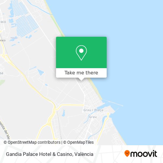 Gandia Palace Hotel & Casino map