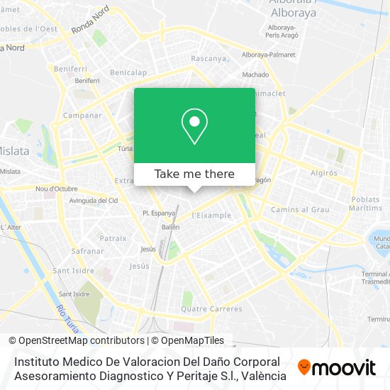 Instituto Medico De Valoracion Del Daño Corporal Asesoramiento Diagnostico Y Peritaje S.l. map