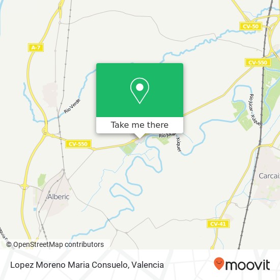 Lopez Moreno Maria Consuelo map