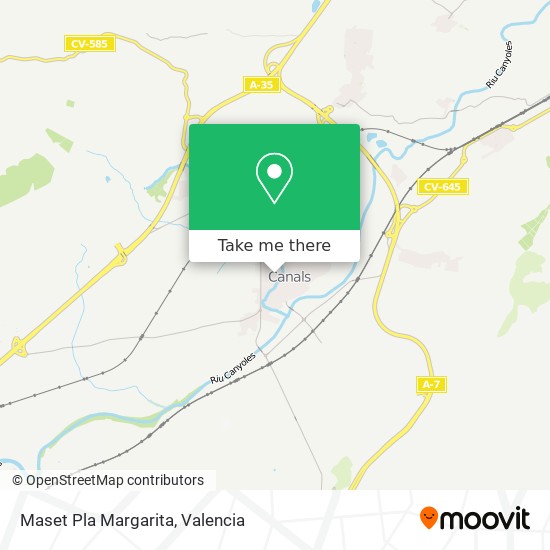 Maset Pla Margarita map