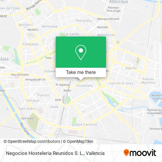 Negocios Hosteleria Reunidos S. L. map