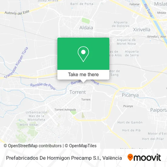 Prefabricados De Hormigon Precamp S.l. map