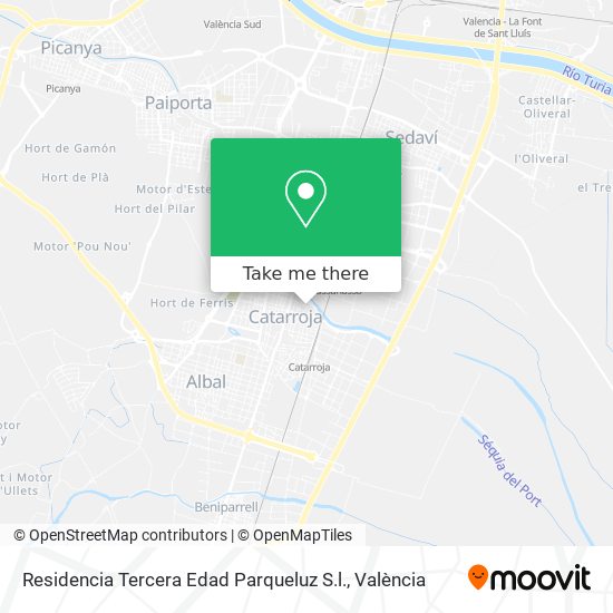 Residencia Tercera Edad Parqueluz S.l. map