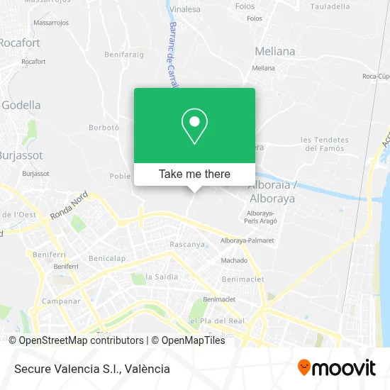 Secure Valencia S.l. map