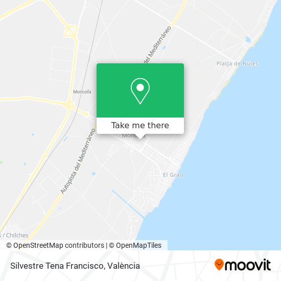 Silvestre Tena Francisco map