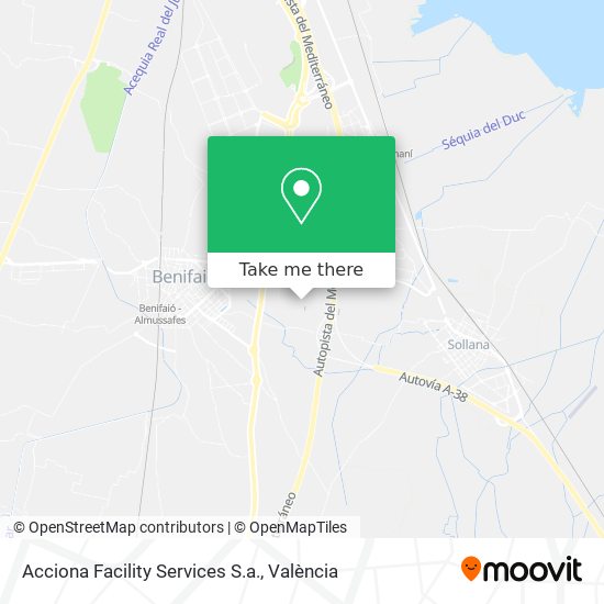 Acciona Facility Services S.a. map