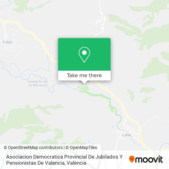 Asociacion Democratica Provincial De Jubilados Y Pensionistas De Valencia map