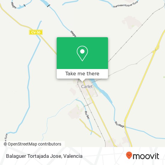 Balaguer Tortajada Jose map