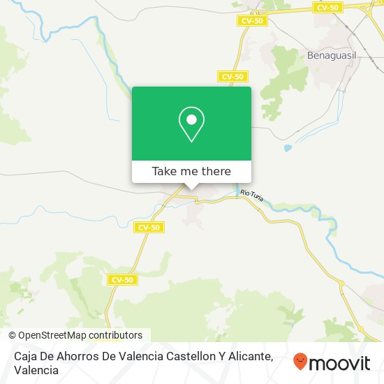 mapa Caja De Ahorros De Valencia Castellon Y Alicante