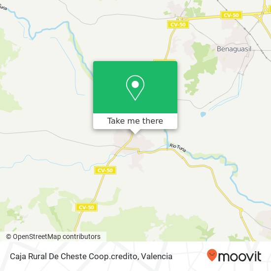 Caja Rural De Cheste Coop.credito map