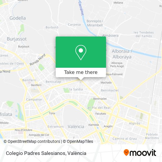 Colegio Padres Salesianos map