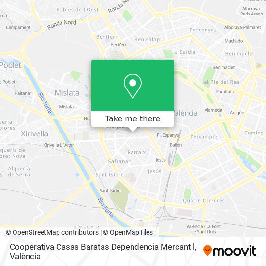 Cooperativa Casas Baratas Dependencia Mercantil map