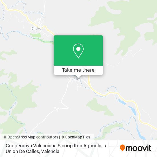 Cooperativa Valenciana S.coop.ltda Agricola La Union De Calles map