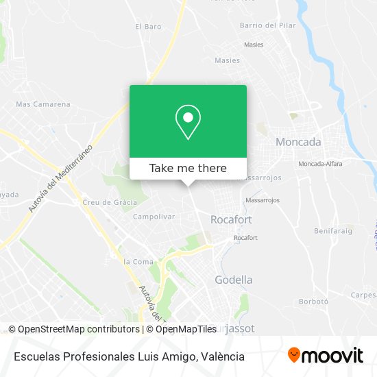 Escuelas Profesionales Luis Amigo map