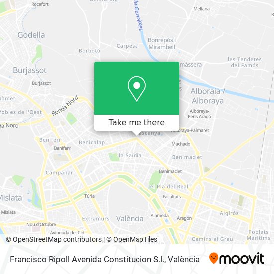 Francisco Ripoll Avenida Constitucion S.l. map