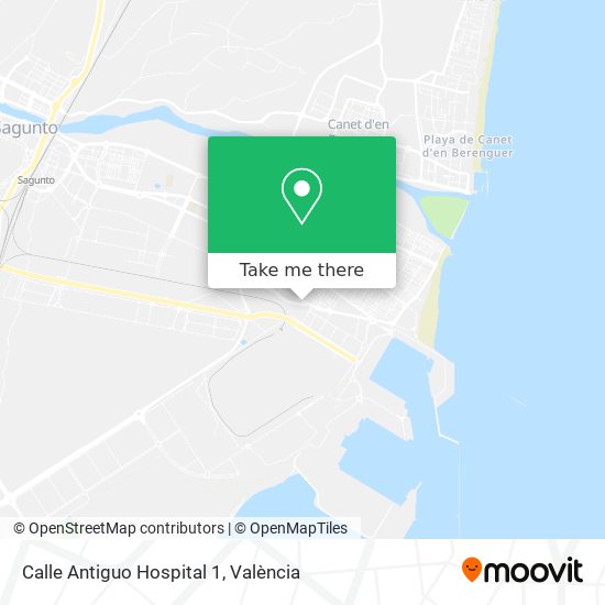 Calle Antiguo Hospital 1 map